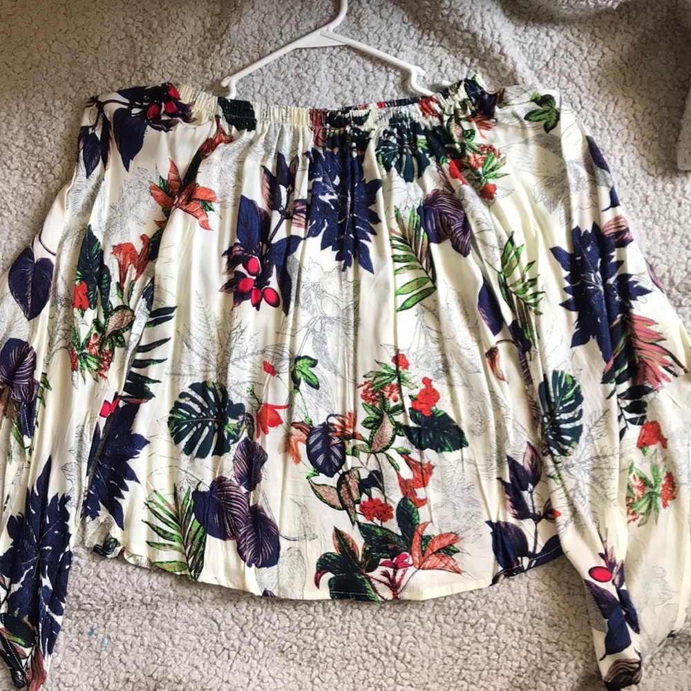 off the shoulder shirt